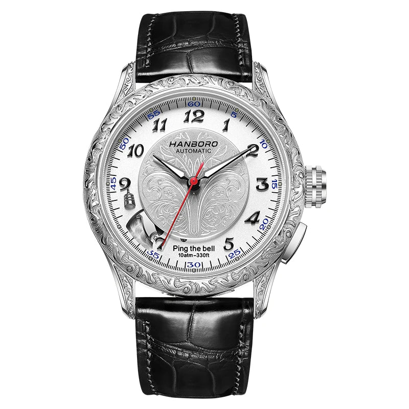 Vexaroa Men's 100M Automatic Alarm Watch with Sapphire