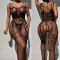 Vexaroa Crotchless Lace Bodystocking See-Through
