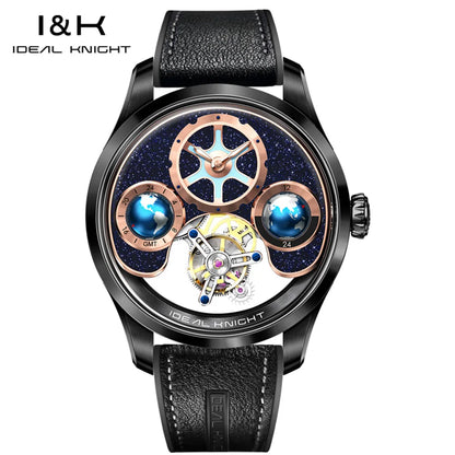 Tourbillon Watch Men 43mm Blue | Vexaro