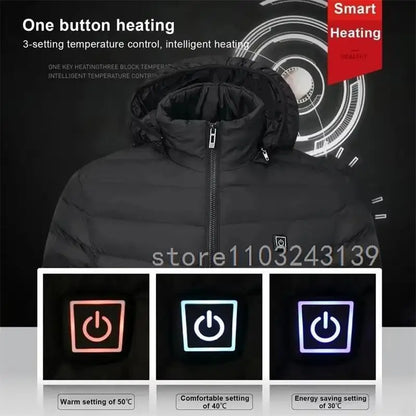 Vexaroa USB Electric Heated Jacket – Men & Women Winter Coat