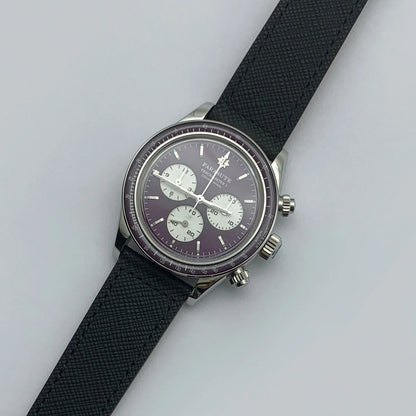 39 mm Chronograph Automatic Watch for Men, Sapphire, 5 ATM | Vexaroa