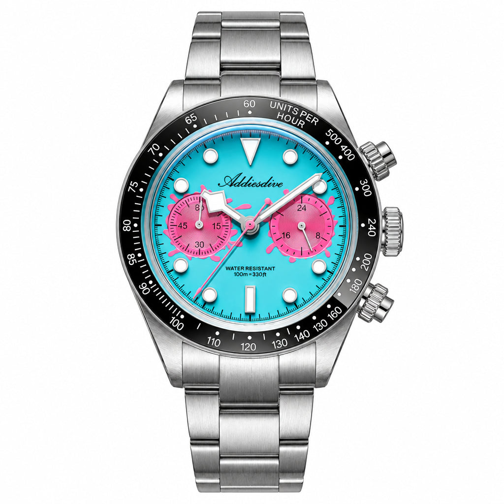 Vexaroa K1 Quartz Watch Bubble Mirror Ceramic Bezel 100M