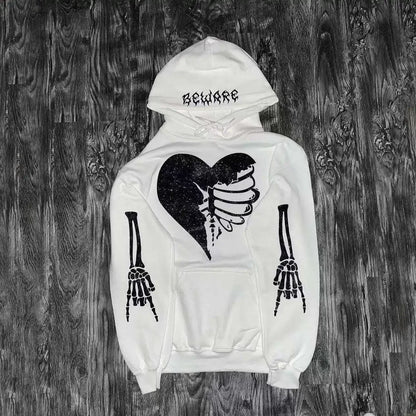 Vexaroa Women's Oversized Letter Graphic Pullover Hoodie