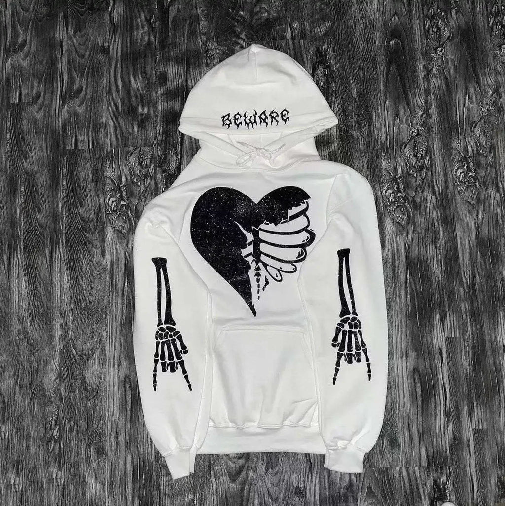 Vexaroa Women's Oversized Letter Graphic Pullover Hoodie