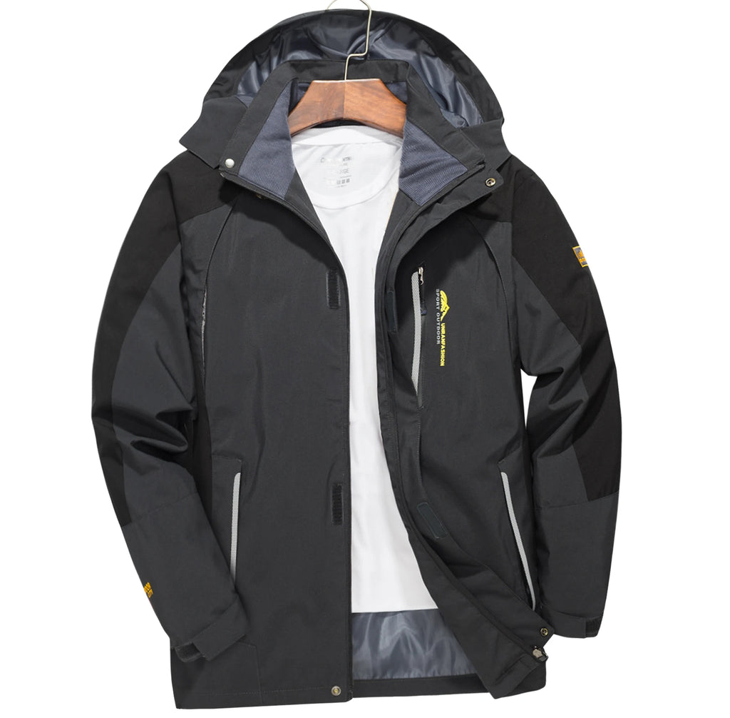Vexaroa Men's Waterproof Windbreaker Hiking Jacket Big & Tall