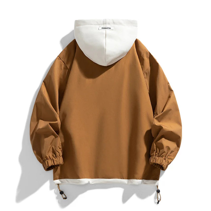 Vexaroa Men's Hooded Color-Block Baseball Jacket — product image 2