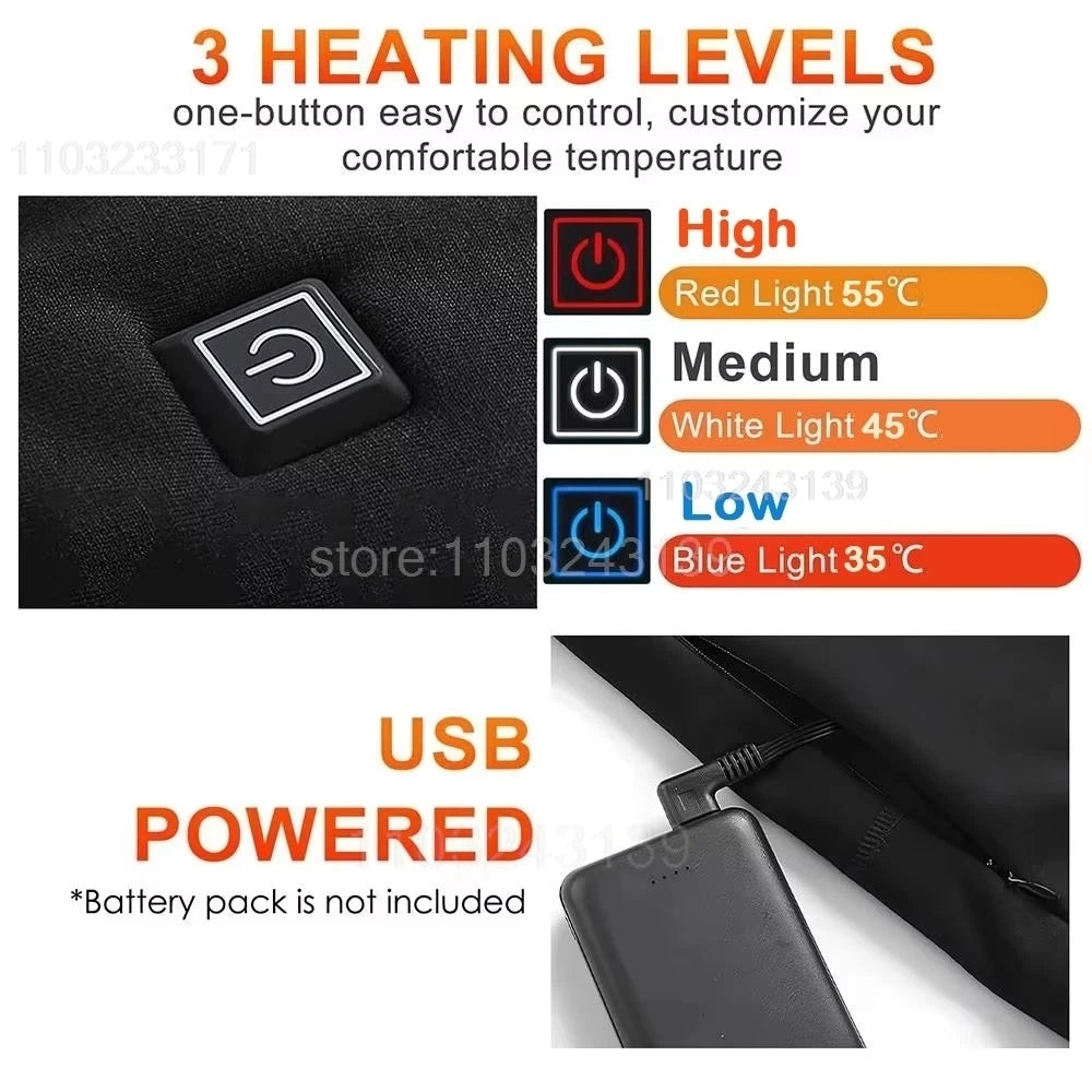 Vexaroa 52-zone heated thermal underwear, image 2