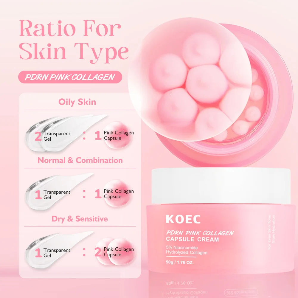Vexaroa PDRN Pink Collagen Capsule Cream – 5% Niacinamide