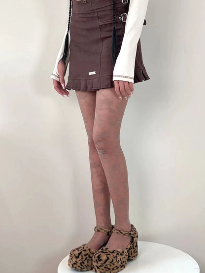 1 Pair of Women's Anti-Tear Pantyhose Highly Stretchy, Breathable, and Comfortable Featuring a Rose Pattern Design