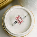 Vexaroa 2ct Pink Emerald-Cut Lab Diamond Ring - product image 1