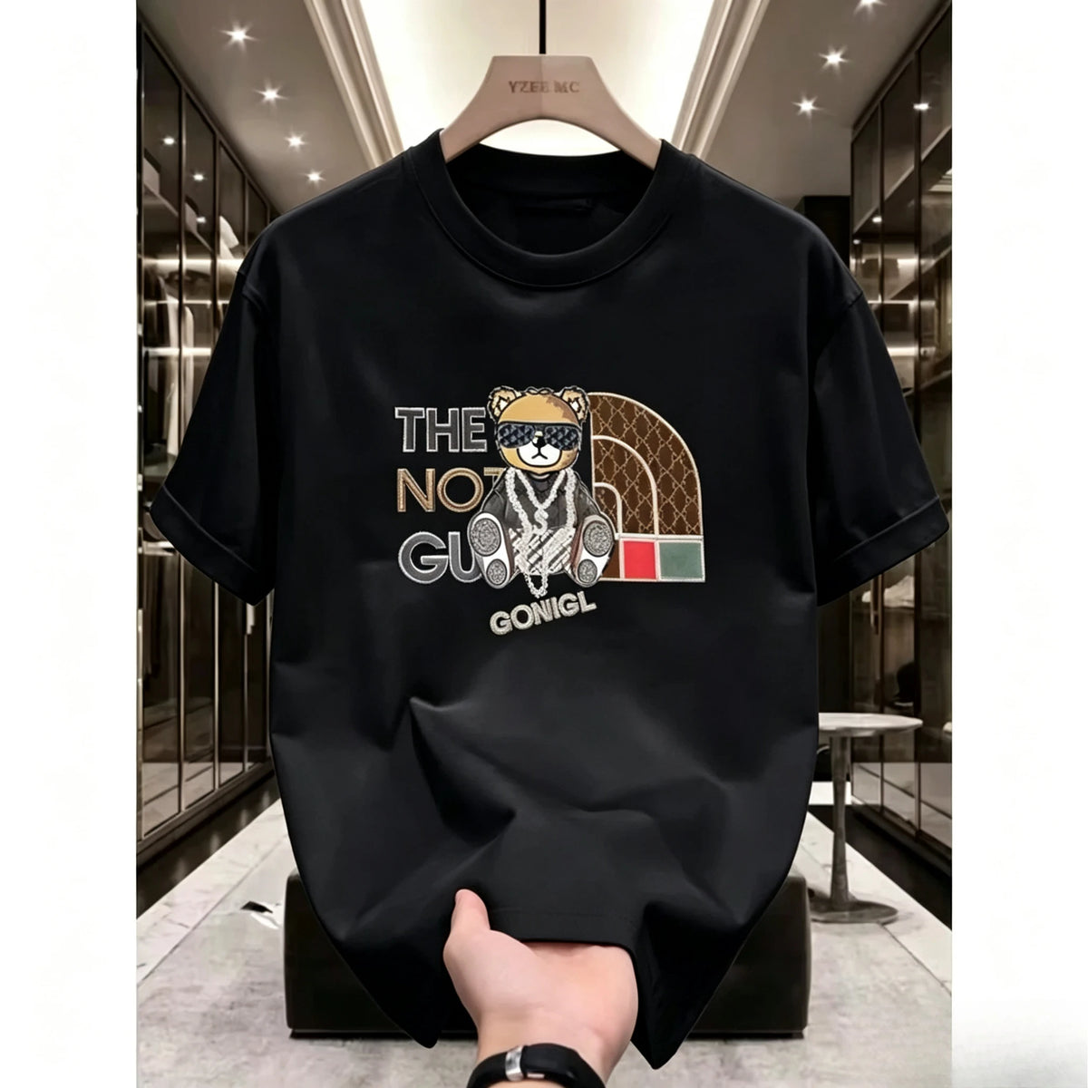 Vexaroa Korean Bear Print Cotton T-Shirt product image 22 | Vexaroa