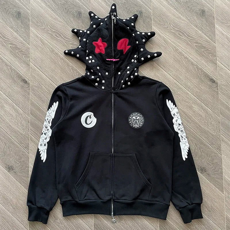 GLO GANG  Halloween Full Zip Hoodie