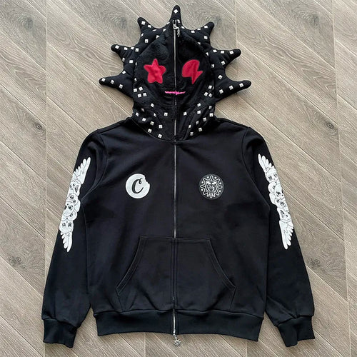 Full-Zipup Pullover Hoodie Sweater | Vexaroa Casual — product image