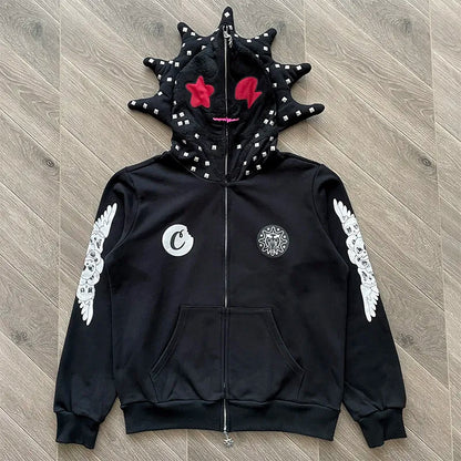 GLO GANG  Halloween Full Zip Hoodie