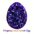 3A Natural Uruguay Purple Amethyst Geode Egg Crystal Specimen Spiritual Healing Mineral Stone Home Decor Meditation Collectible