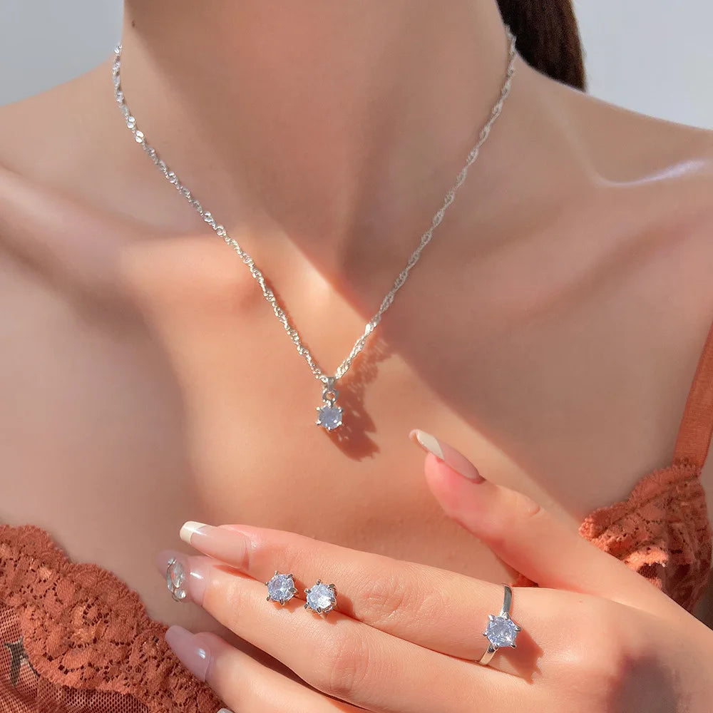 Vexaroa Crystal Zirconia Five-Piece Jewelry Set — Vexaroa product image 1