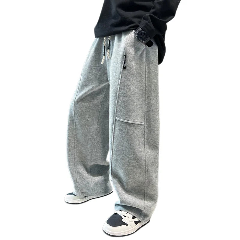 Vexaroa Boys' Black Elastic-Waist Sweatpants