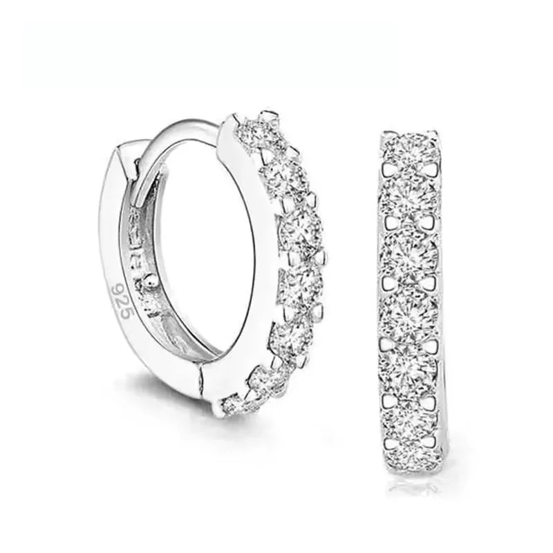 Vexaroa Crystal Rhinestone Hoop Earrings — Vexaroa product image 1