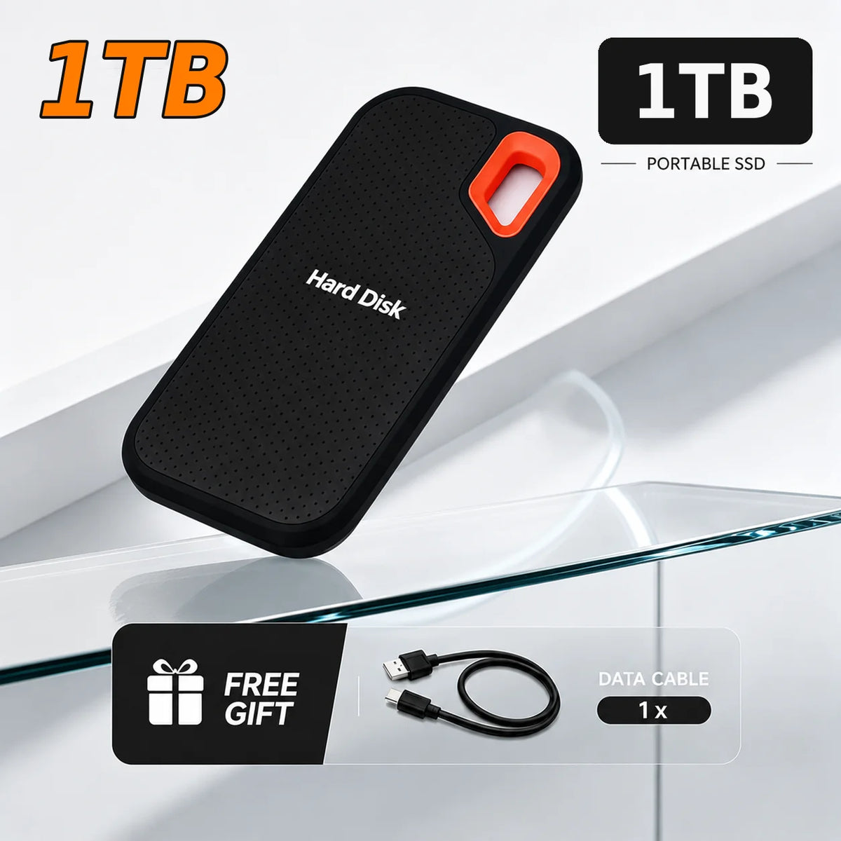 Vexaroa 1TB–2TB Portable SSD Hard Drive USB-C for Laptop Mac