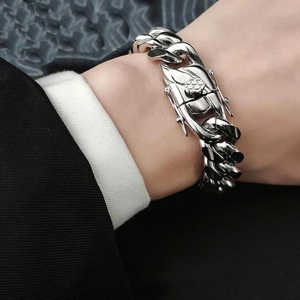 Vexaroa Stainless Steel Miami Cuban Chain Bracelet — Vexaroa product image 1
