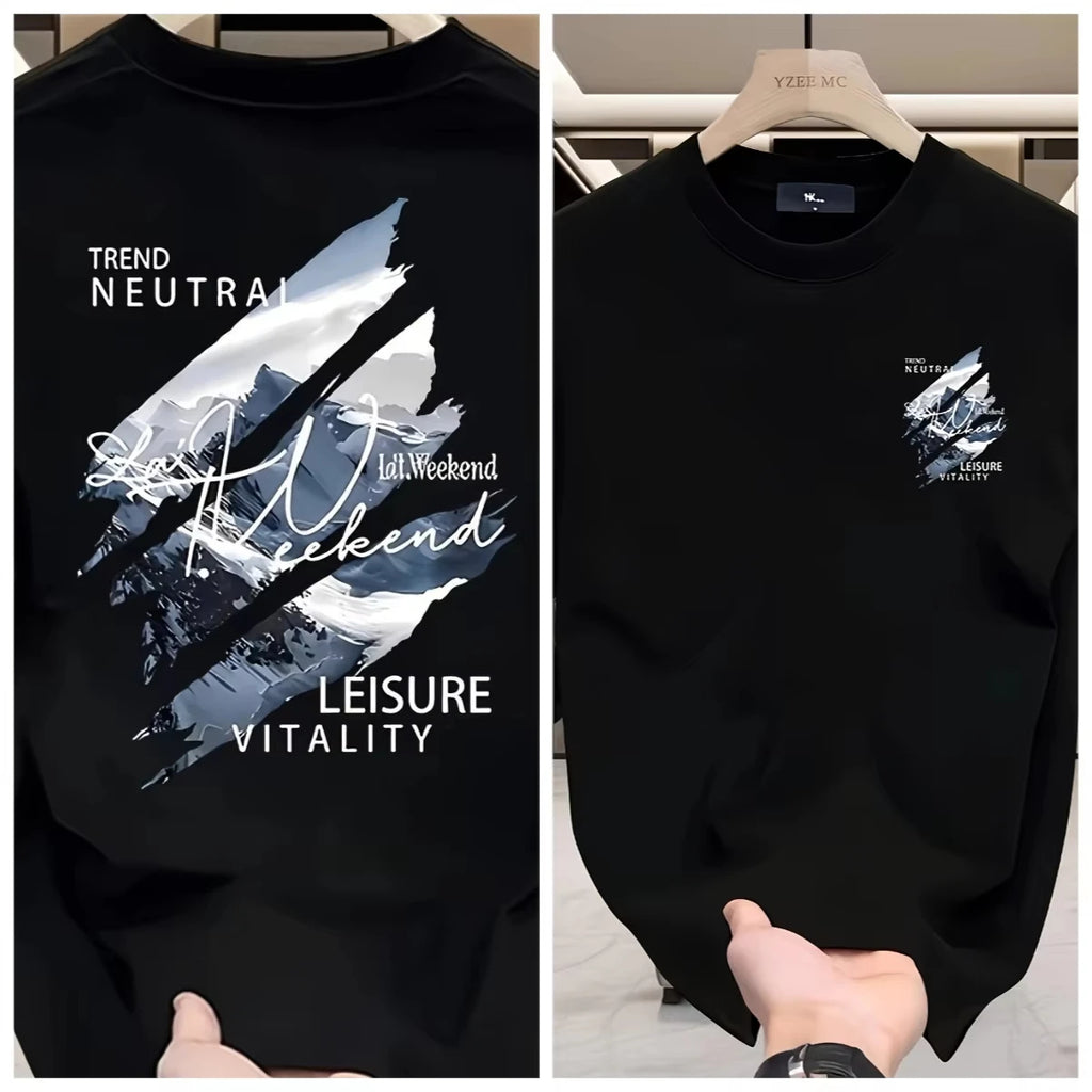 Vexaroa Mens Breathable Printed Summer T-Shirt product photo, view 5