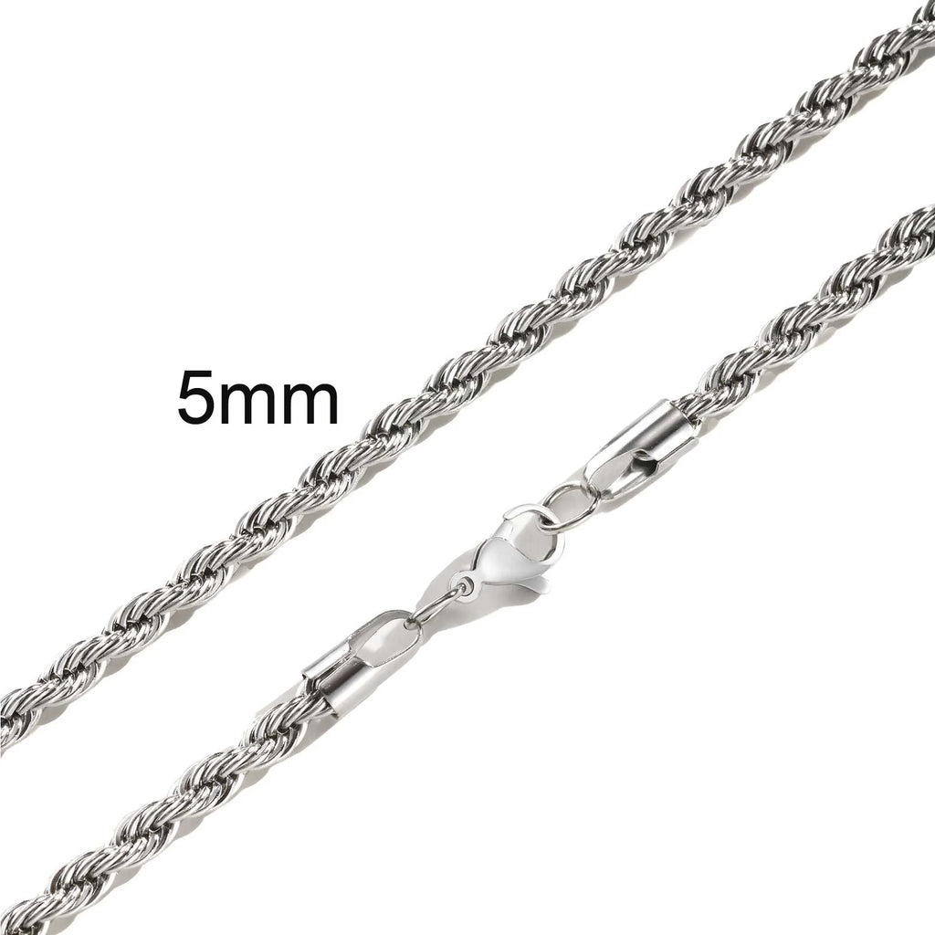 Vexaroa Gold-Tone Twisted Rope Chain Necklace — Vexaroa product image 76