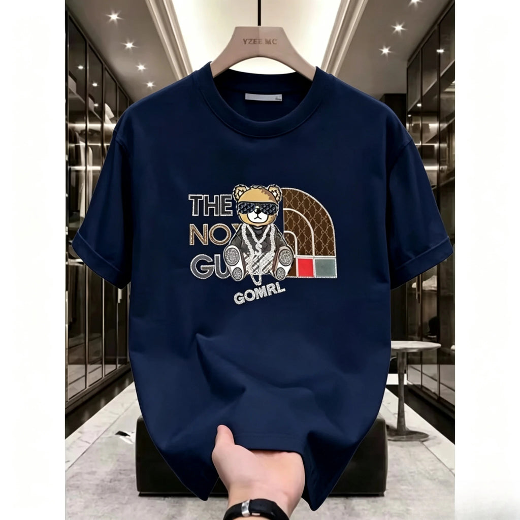 Vexaroa Korean Bear Print Cotton T-Shirt product image 23 | Vexaroa