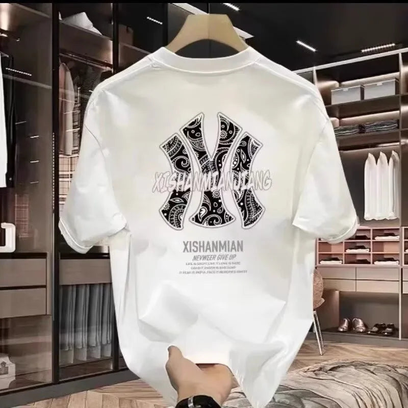 Vexaroa men's printed cotton crew neck T-shirt product image