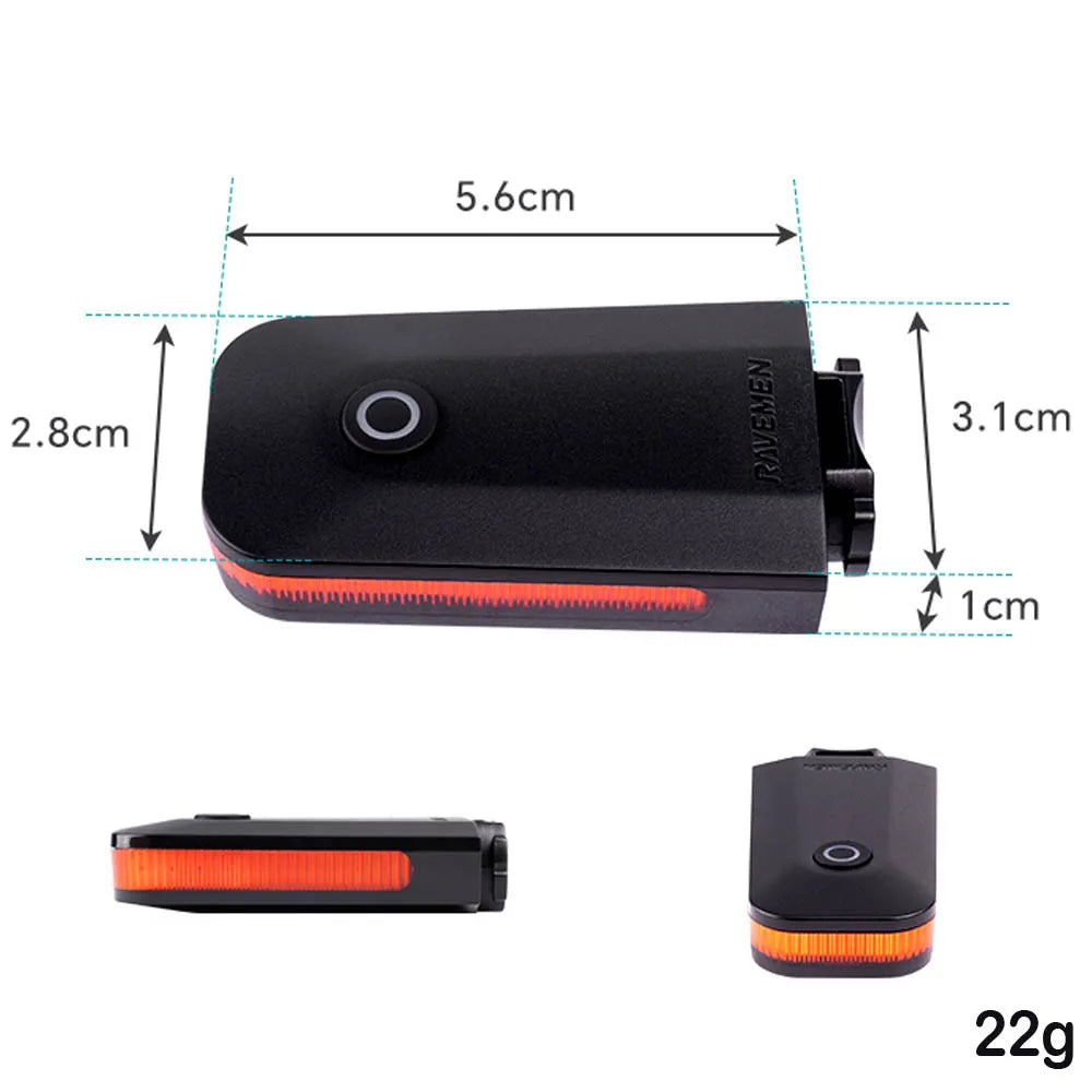 Vexaroa RAVEMEN CL01 USB rechargeable bicycle taillight — product image 3