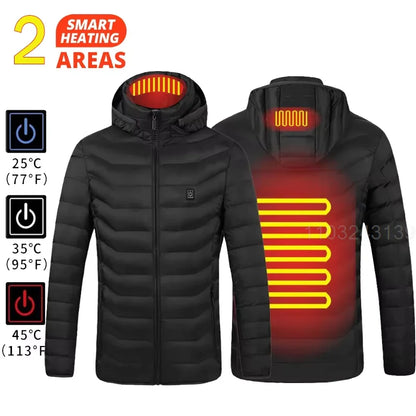 Vexaroa USB Electric Heated Jacket – Men & Women Winter Coat