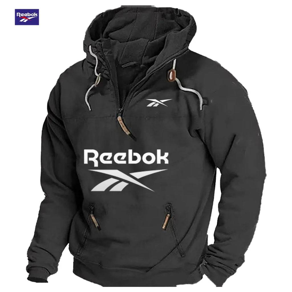 Vexaroa Men's Warmth Hooded Sweatshirt Multi-Pocket Zip Top