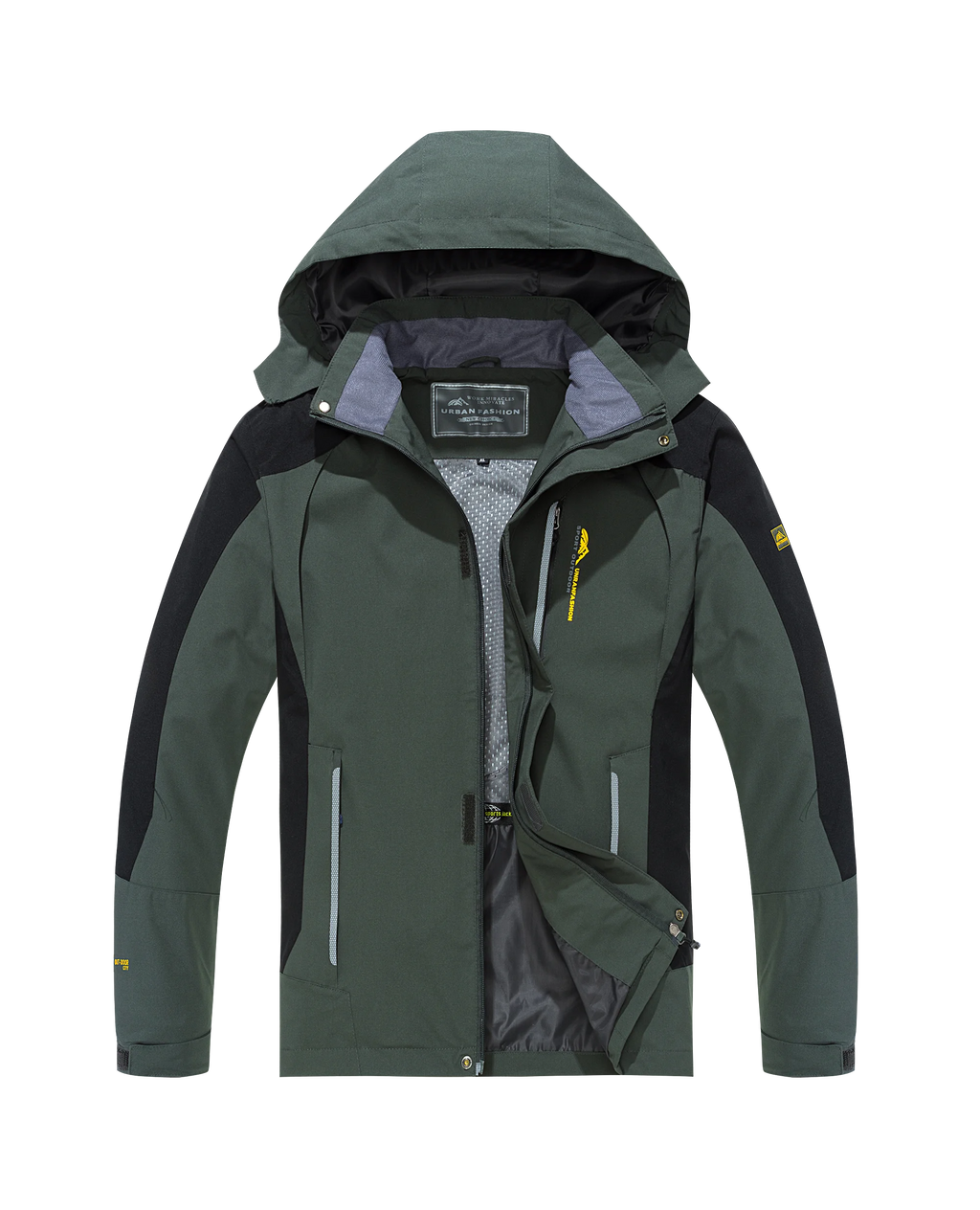 Vexaroa Men's Waterproof Windbreaker Hiking Jacket Big & Tall