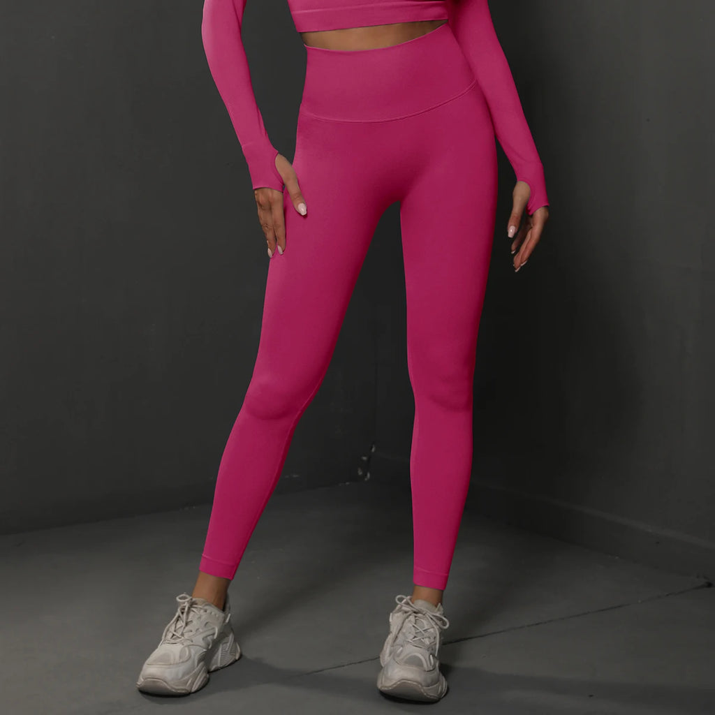 Vexaroa Seamless High Waist Booty Lift Yoga Leggings | Gym Wear