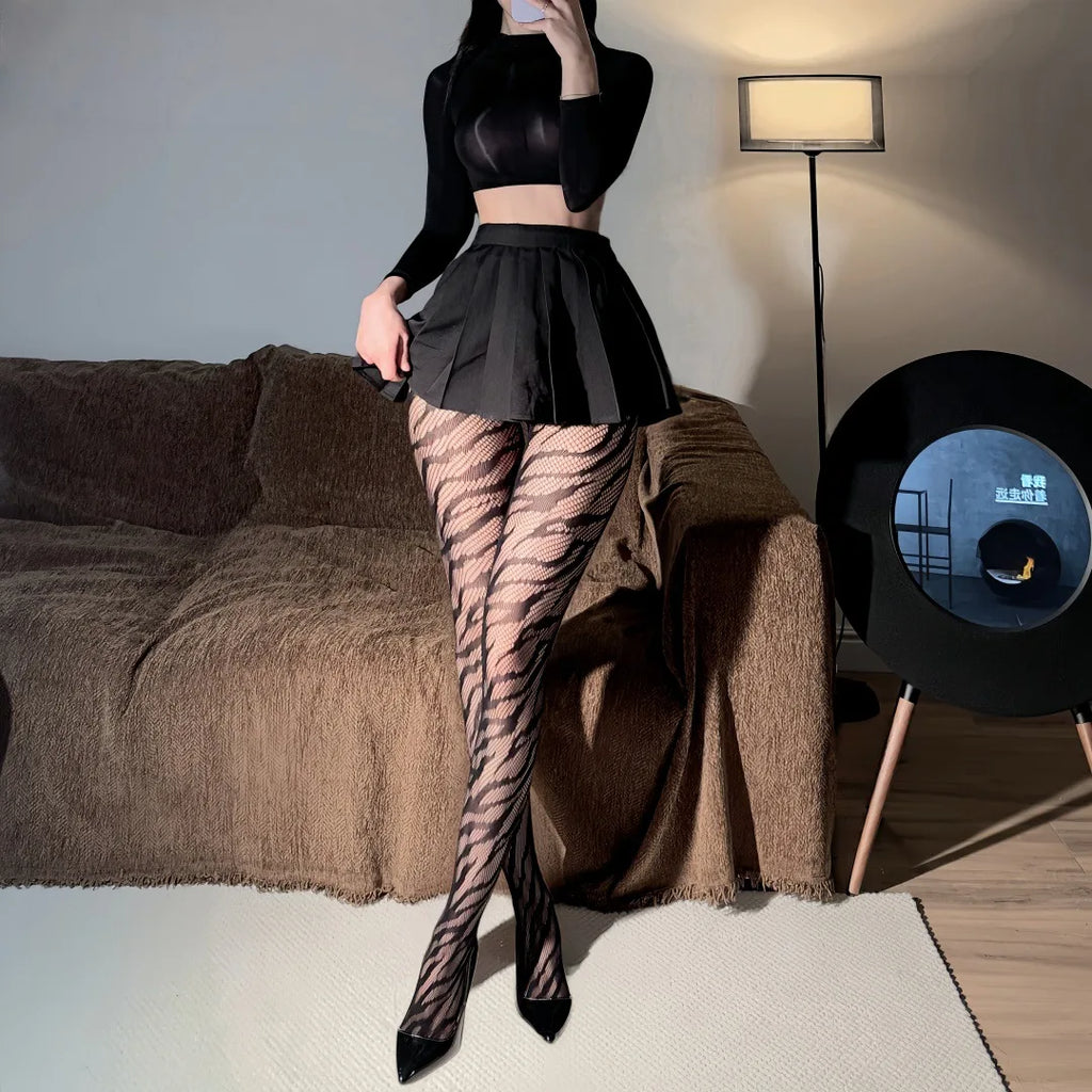 Vexaroa Fishnet Pantyhose – Hollow Out Mesh Party Tights — product image