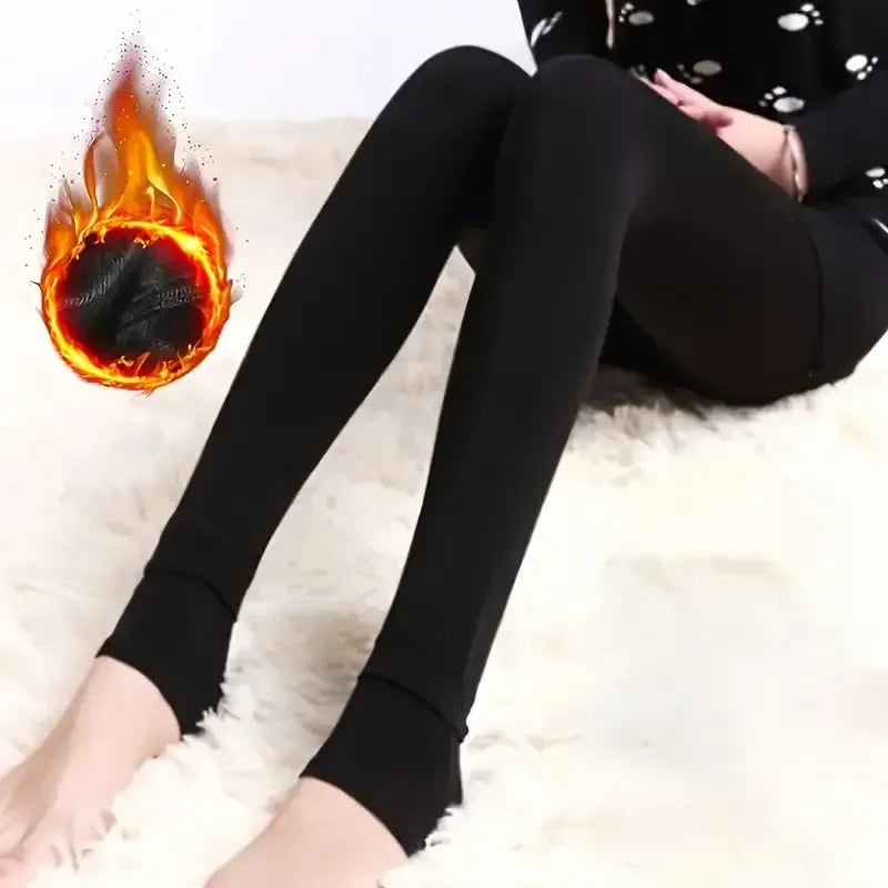 Vexaroa Women's Fleece-Lined Winter Thermal Leggings