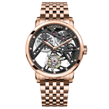 Vexaroa Skeleton Flying Tourbillon Watch for Men | Vexaroa