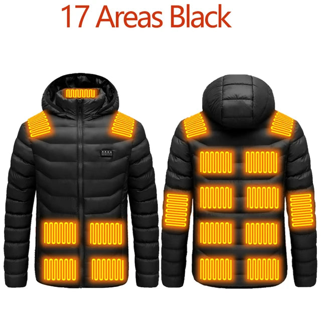 Vexaroa Original Quality USB Heated Winter Jacket – Electric Parka