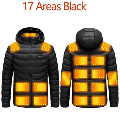 Vexaroa Original Quality USB Heated Winter Jacket – Electric Parka