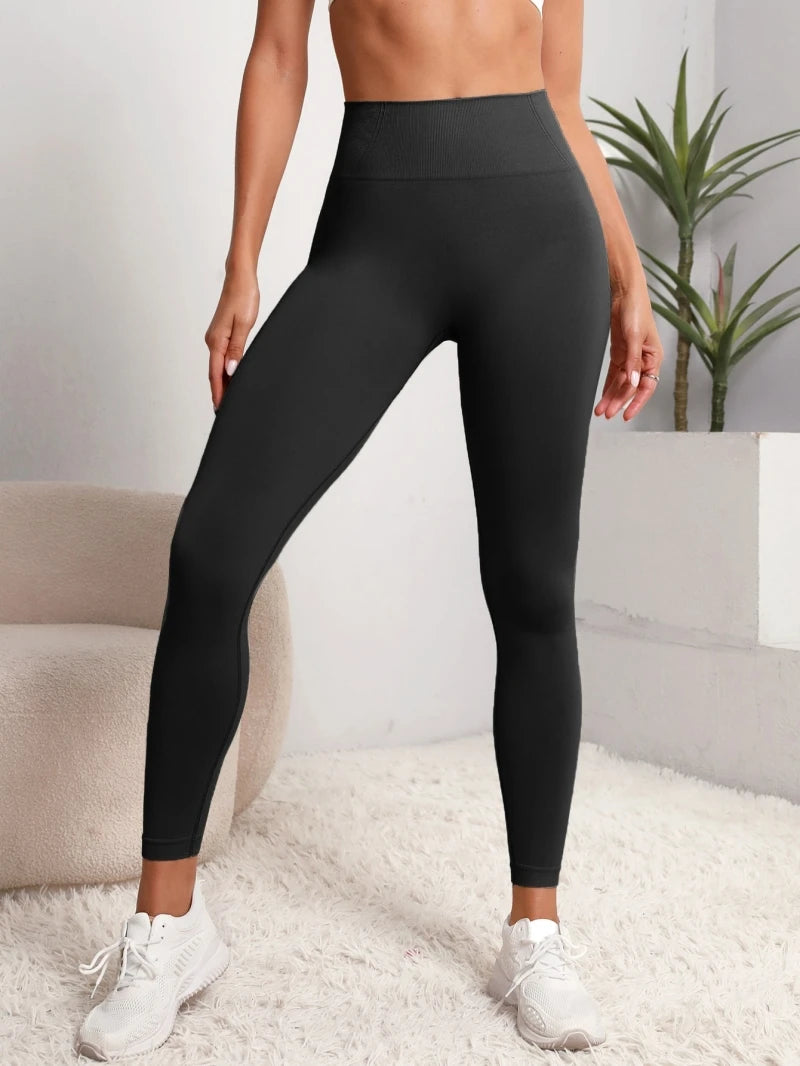 Vexaroa High Waist Push Up Seamless Yoga Leggings Sports