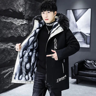 Vexaroa Men's Long Padded Winter Parka