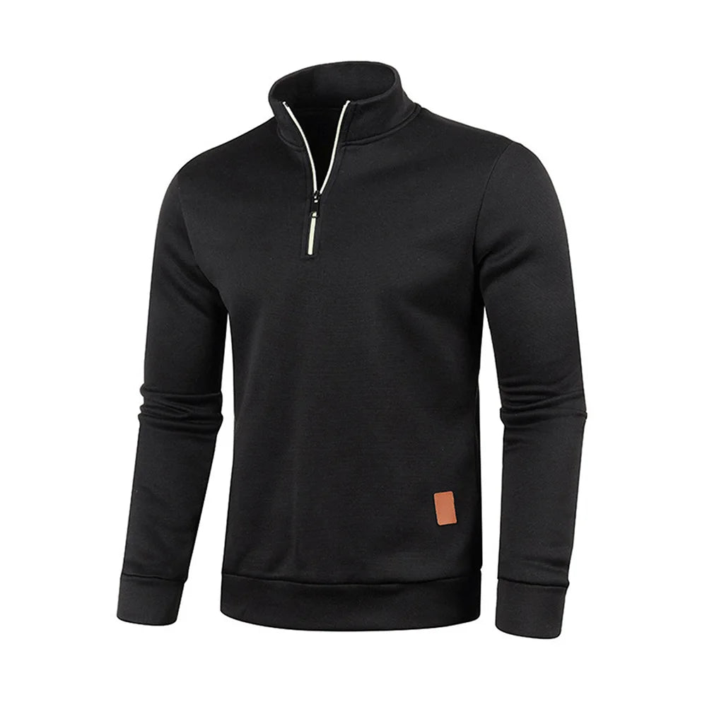 Vexaroa Men's Half-Zip Mock-Neck Sweatshirt — product image 3
