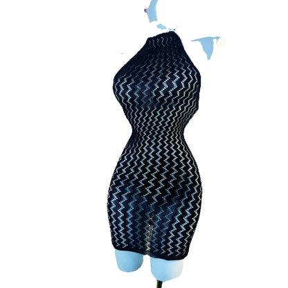 Fishnet Dress See Through Women's Bedroom Outdoor Casual