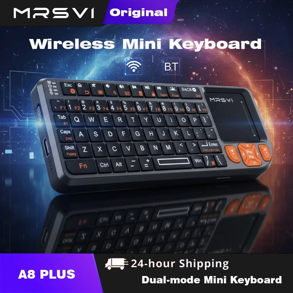 Vexaroa A8 Plus mini wireless keyboard with touchpad – product view 1
