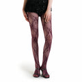 Vexaroa Lace Floral Fishnet Thigh High Stockings | Pantyhose