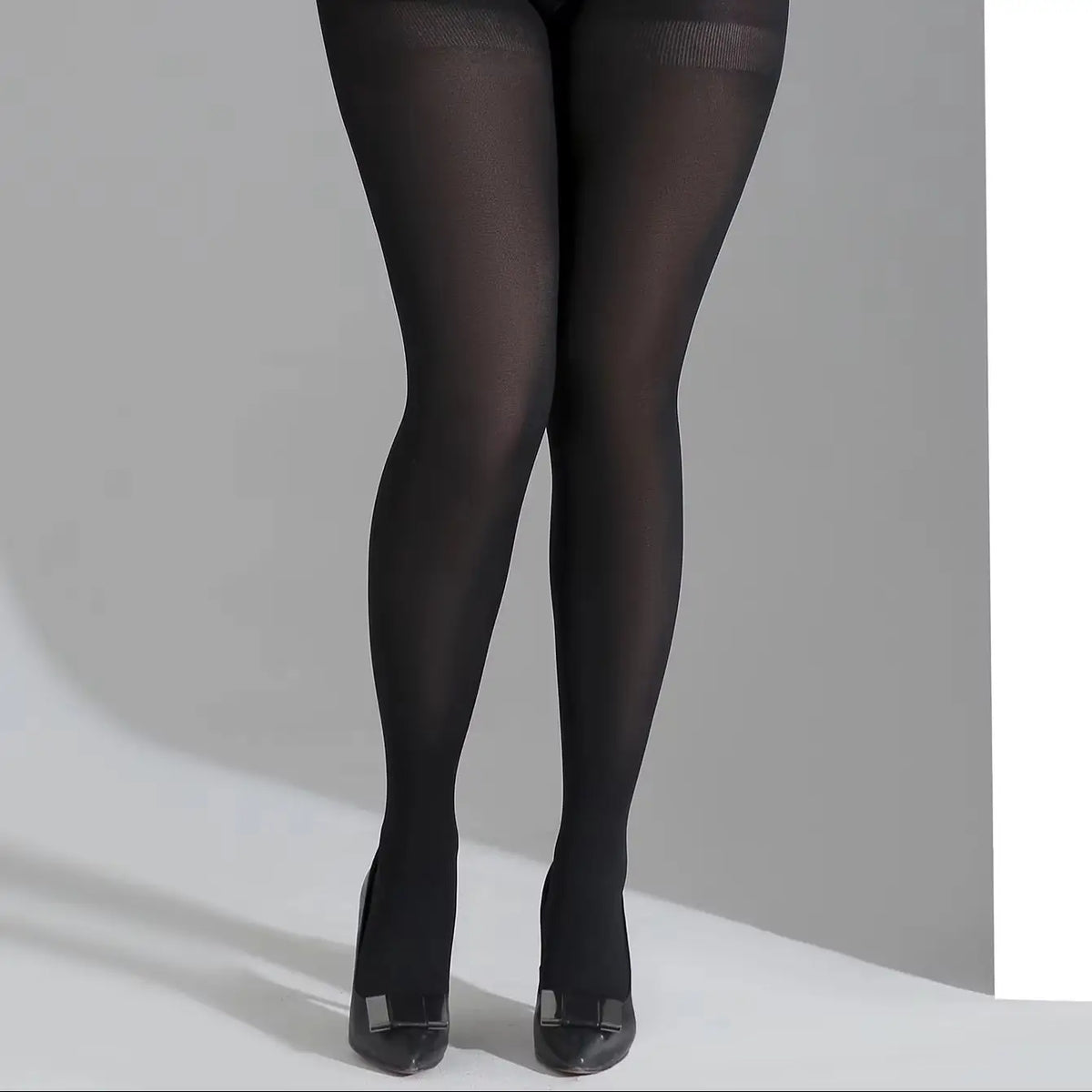 Black Solid Color Plus Size Pantyhose Ultra-thin Nylon Stocking Slim High Quality Tights