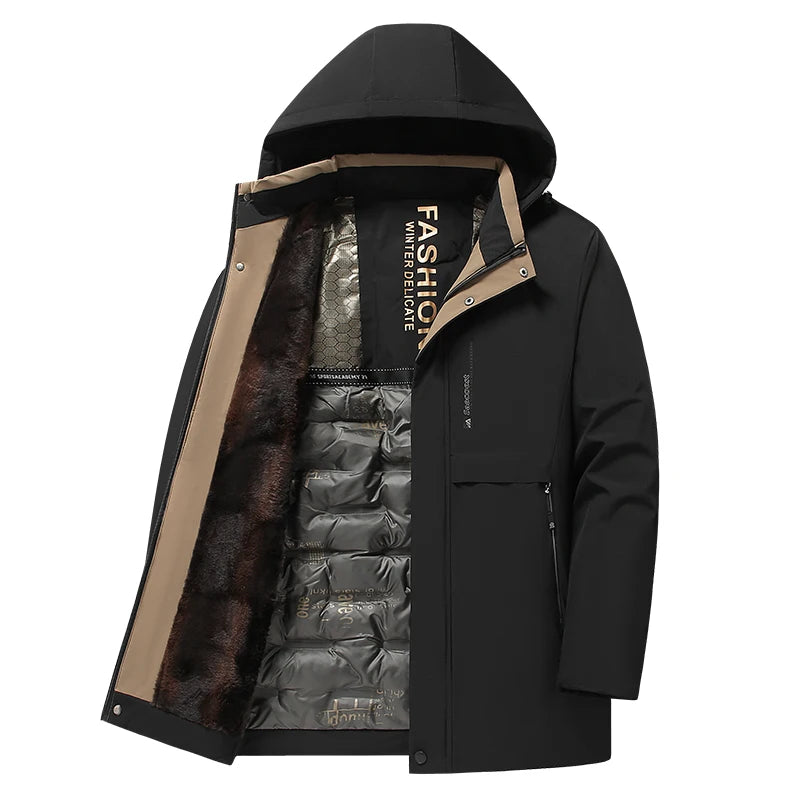 Winter Outdoor Leisure Fishing Windproof Warm Parker Cotton Jacket Comfortable Fashionable Versatile High-quality Padded Jacket