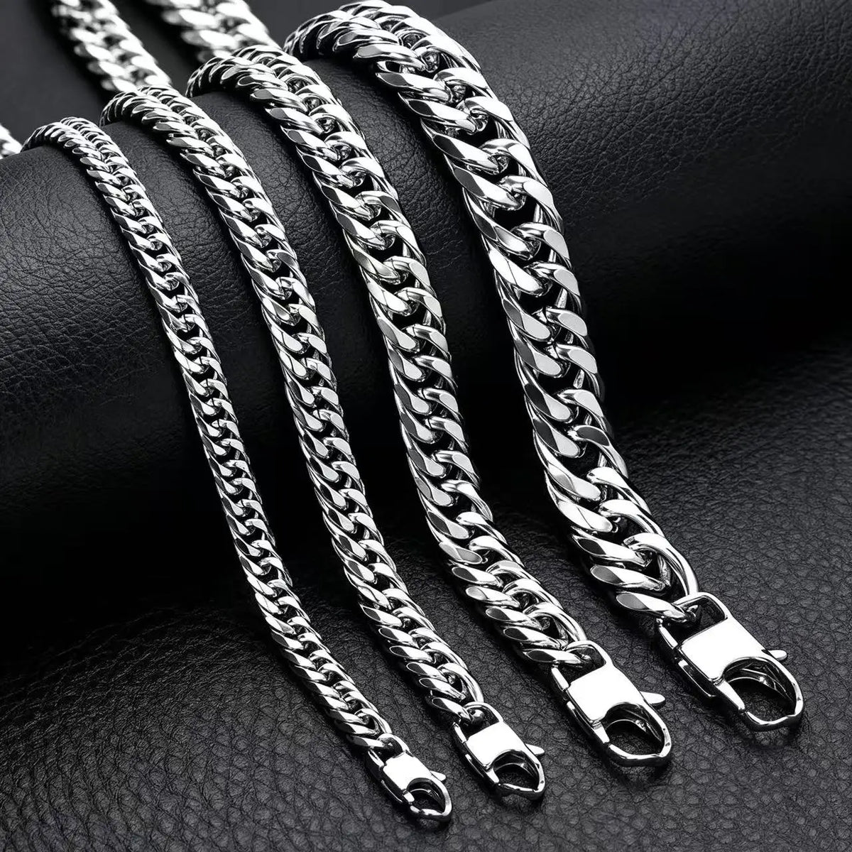 Vexaroa 316L Stainless Steel Cuban Link Necklace — Vexaroa product image 2