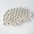 Vexaroa 925 sterling silver round spacer beads