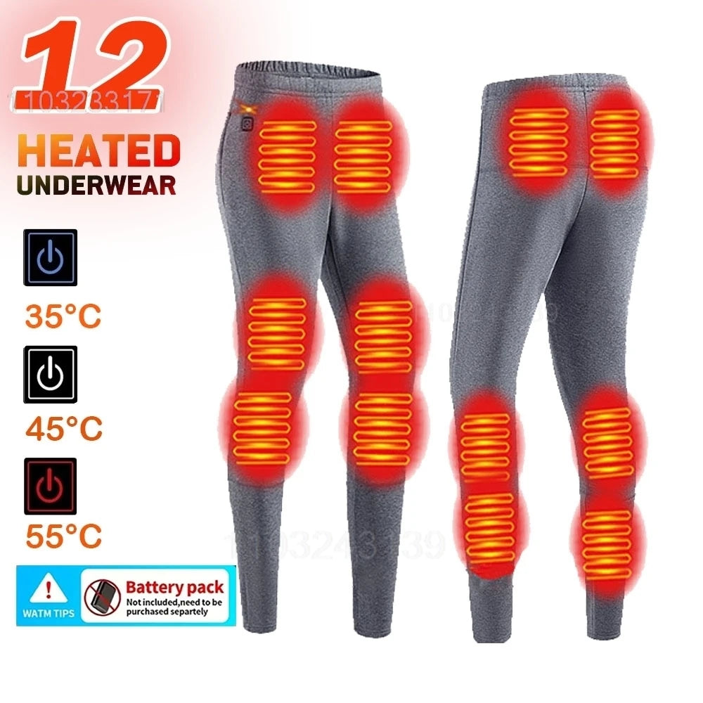 52 Areas Electric Heated Underwear Skiing Heated Skiing Underwear Snowboarding Thermal Underwear Women Men Heating Jacket