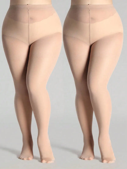 Black Solid Color Plus Size Pantyhose Ultra-thin Nylon Stocking Slim High Quality Tights